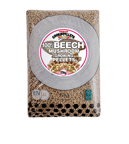 15kg Premium 100% BEECH Mushroom Growing Pellets