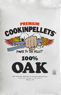 18Kg Premium 100% Oak CookinPellets®  Bulk Bag