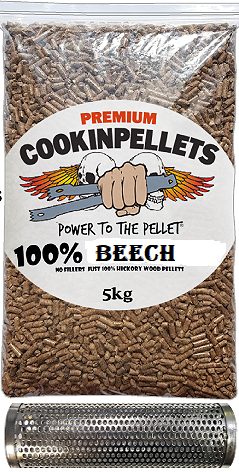 5kg Premium 100% Beech CookinPellets® & Smoker Tube