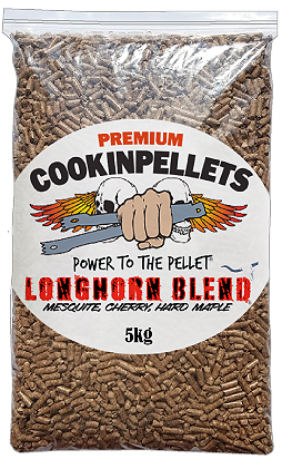 5kg Premium Texan LONGHORN Mesquite CookinPellets® Resealable Pack